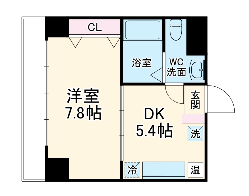 シボラ六条高倉の間取り