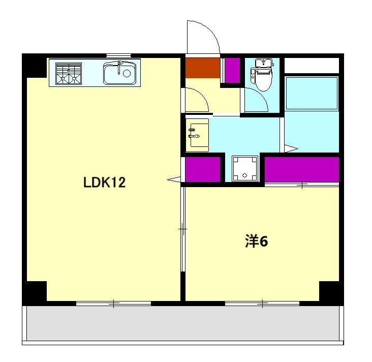 アミティ中町の間取り