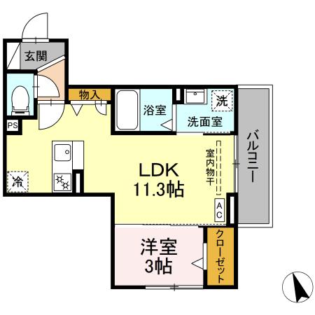 アリュールの間取り
