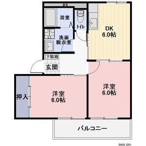 SurplusグレイスⅢの間取り
