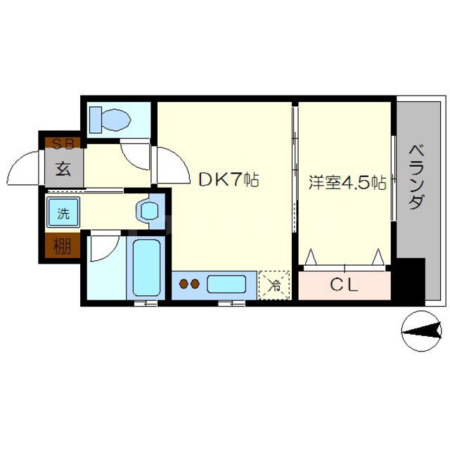 ベラジオ京都七条ウエストの間取り