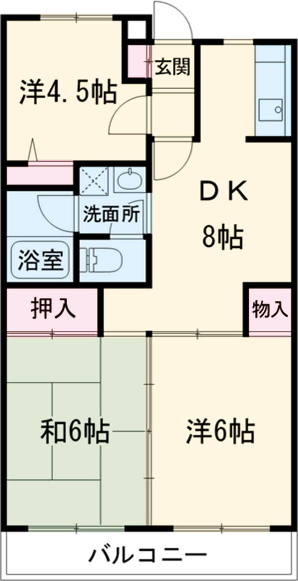 コートグレイスエクセレントの間取り