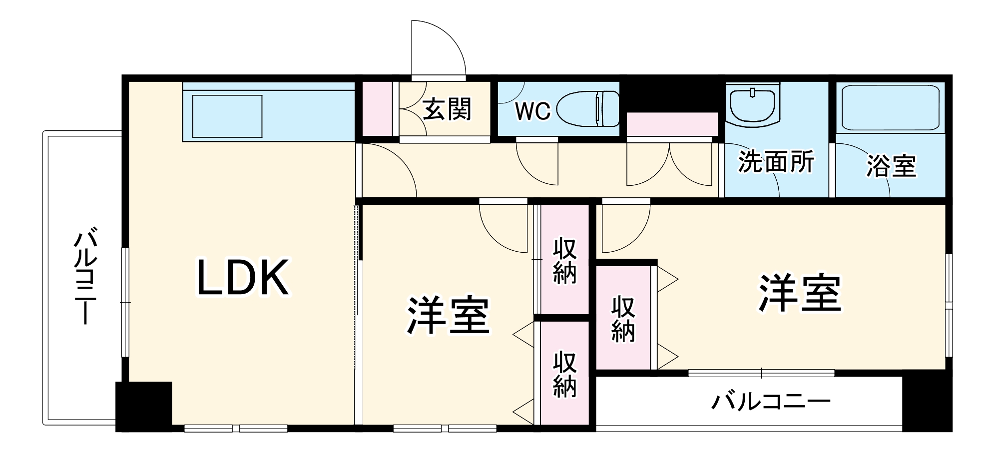Tribute Centralの間取り