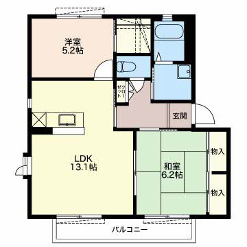 グランシード・クレアCの間取り