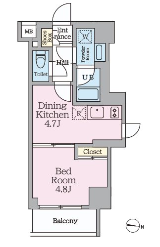 HY's MINOWA Ⅱの間取り