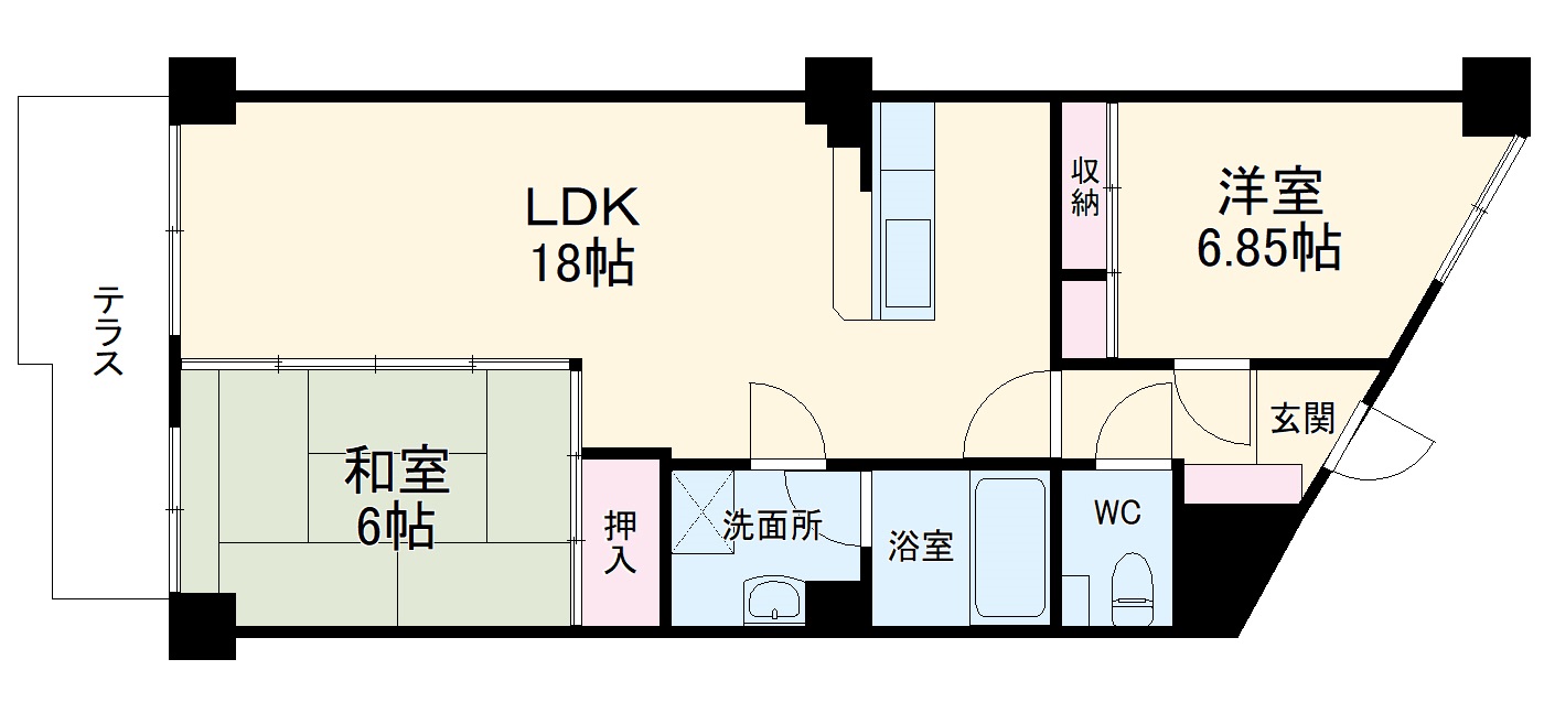 ラルゴ住吉の間取り
