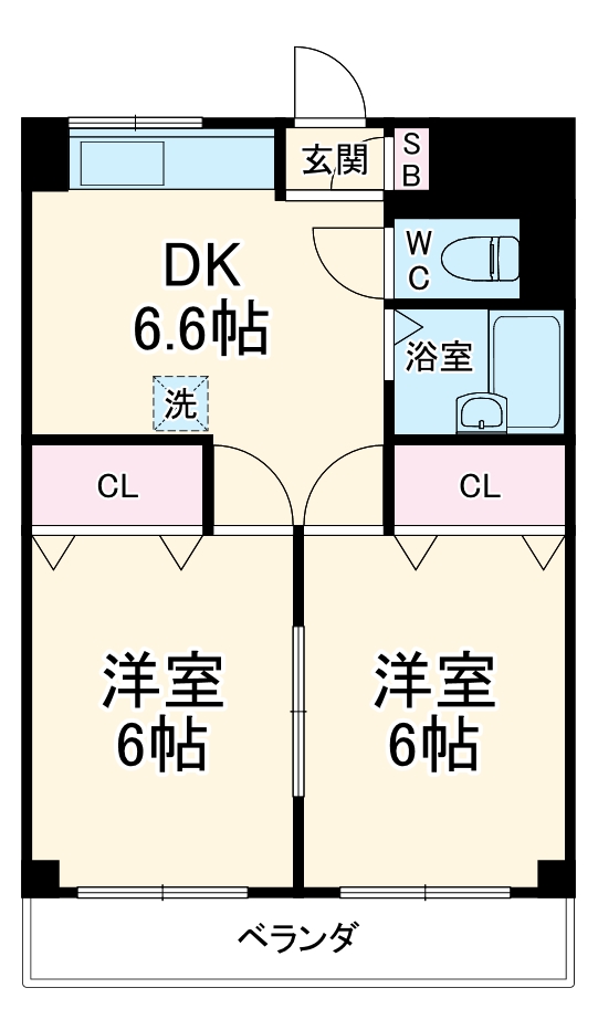 パールメゾンシオノの間取り