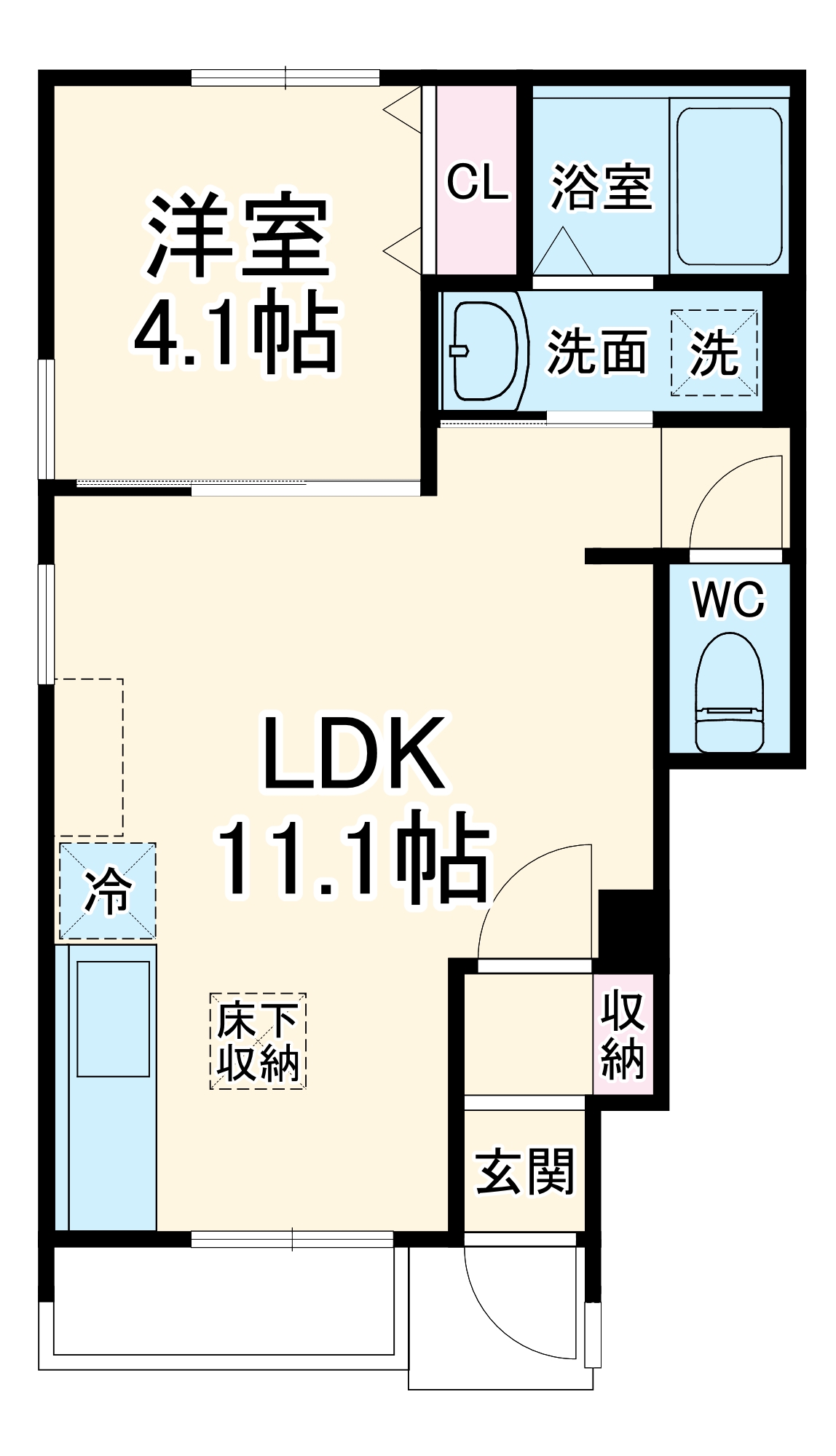 Lily津田沼の間取り