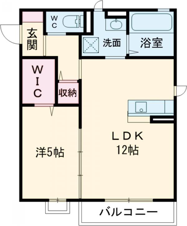 セジュールはるかの間取り