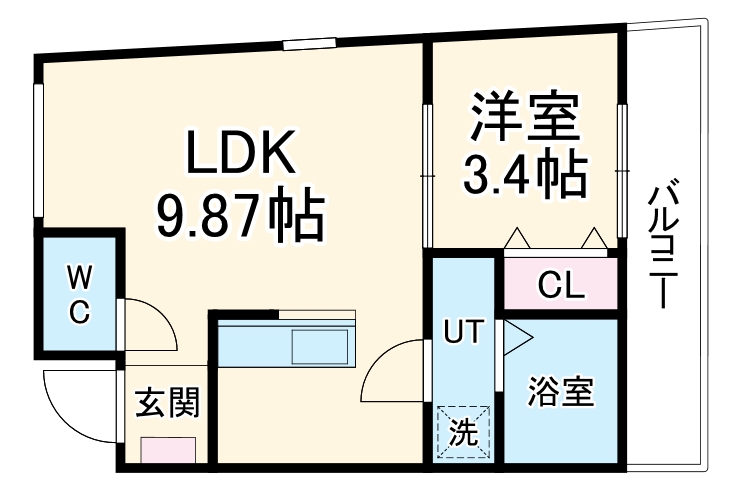 ティンガーラ須ヶ口 EASTの間取り