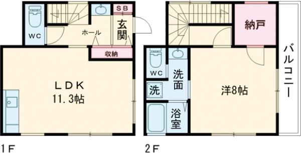 エクセル大久保の間取り