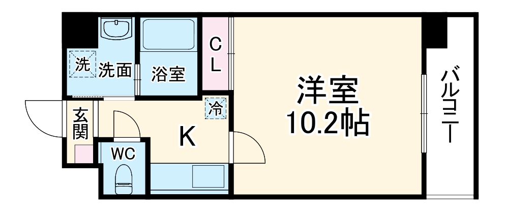 シードイン京都堀川の間取り