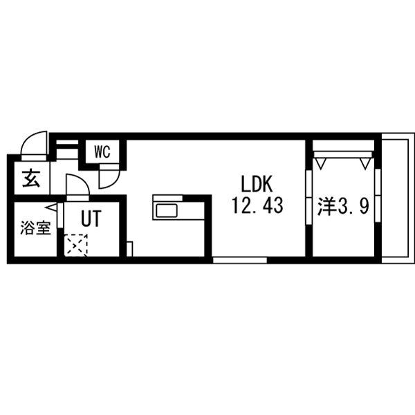 ティンガーラ須ヶ口 WESTの間取り