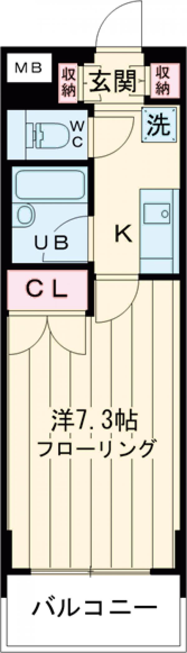 サーラ・コモド八幡山ヴェローナの間取り