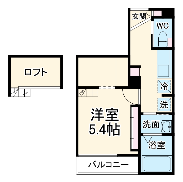 RIS 伍番館の間取り