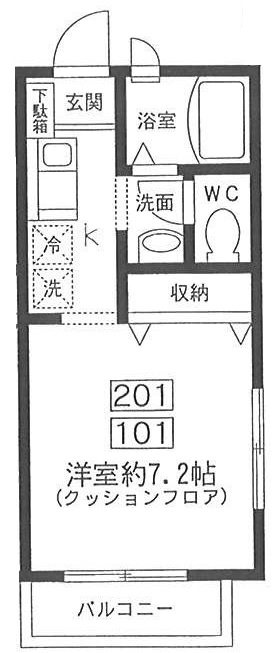 ドゥポンスの間取り
