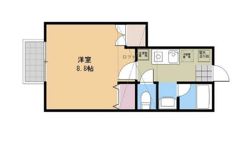 ハミングハイツの間取り