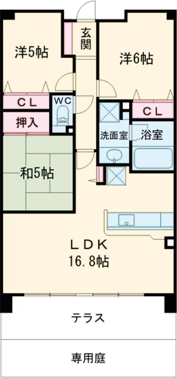 パデシオン京都五条の間取り