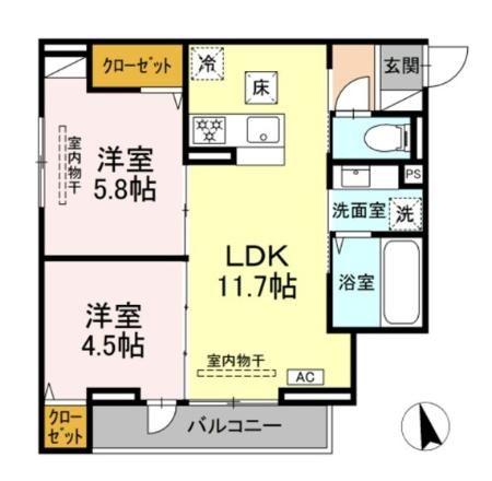 ロイヤルヒルズの間取り