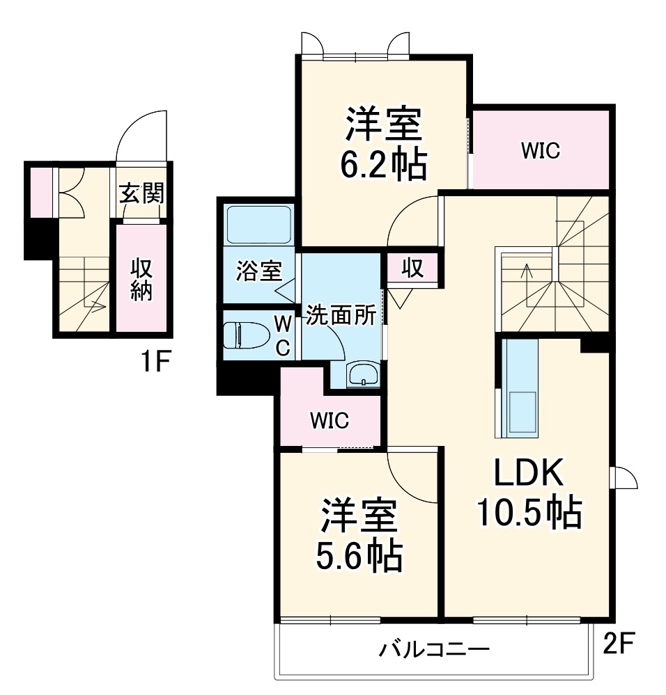 松が岡ヴィレッジの間取り