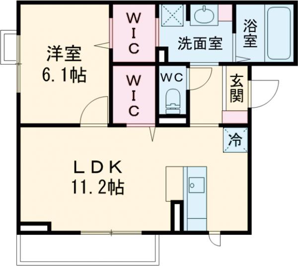 レスポワールMの間取り