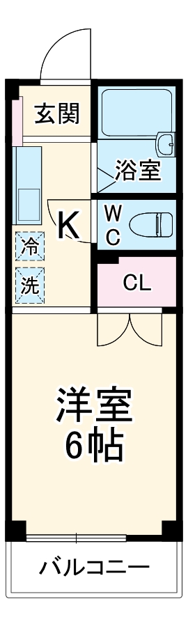 アサヒオーキッドハイムの間取り