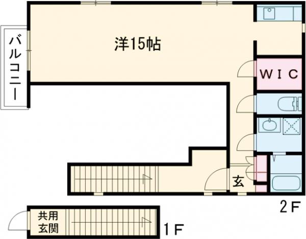 カーサ・花Ⅱの間取り