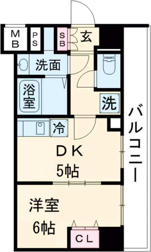 ジェノヴィア練馬春日町スカイガーデン・211号室の間取り