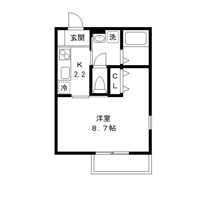フレシールつくしが丘の間取り
