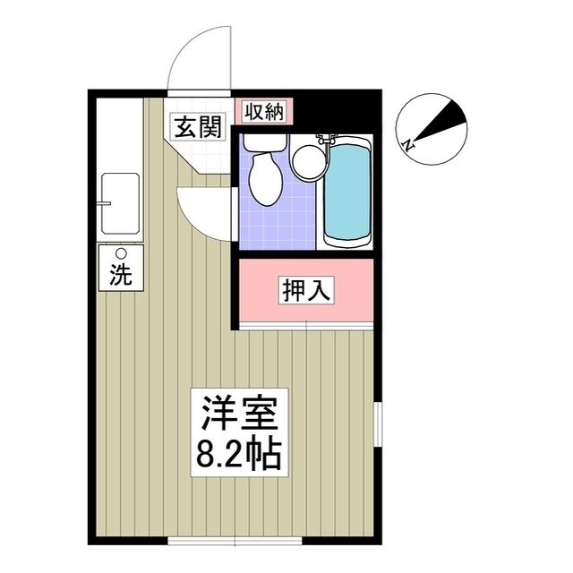 アスカハイツの間取り