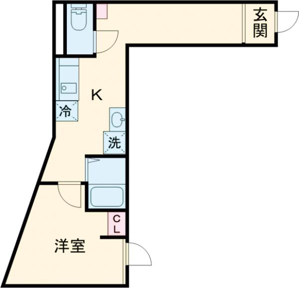 メイユール新小岩の間取り