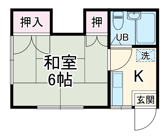 鶴川荘の間取り