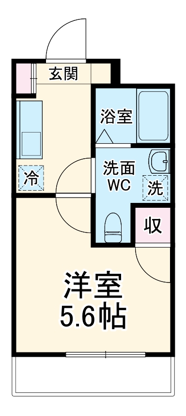 CALM VILLAGEの間取り