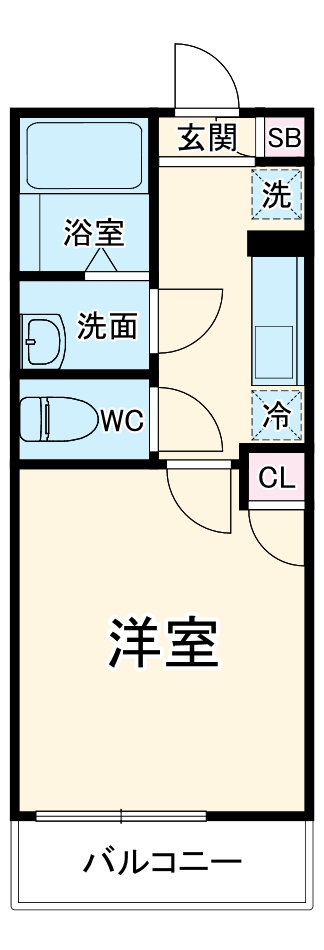 インディゴノワール川越の間取り