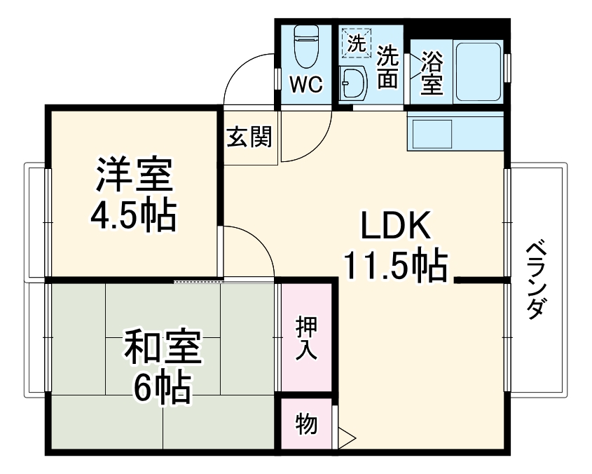 エスポワールの間取り
