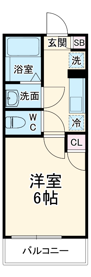 インディゴノワール川越の間取り