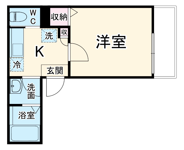 インディゴノワール川越の間取り