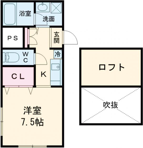 コーポアライの間取り