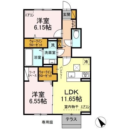 Faon Grace(ファン グラース)の間取り