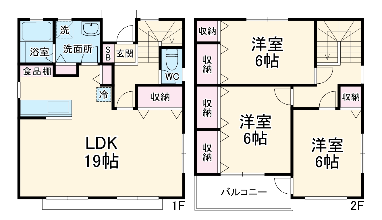 エムティハイツ A棟の間取り