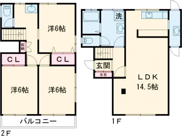田園調布1丁目戸建の間取り