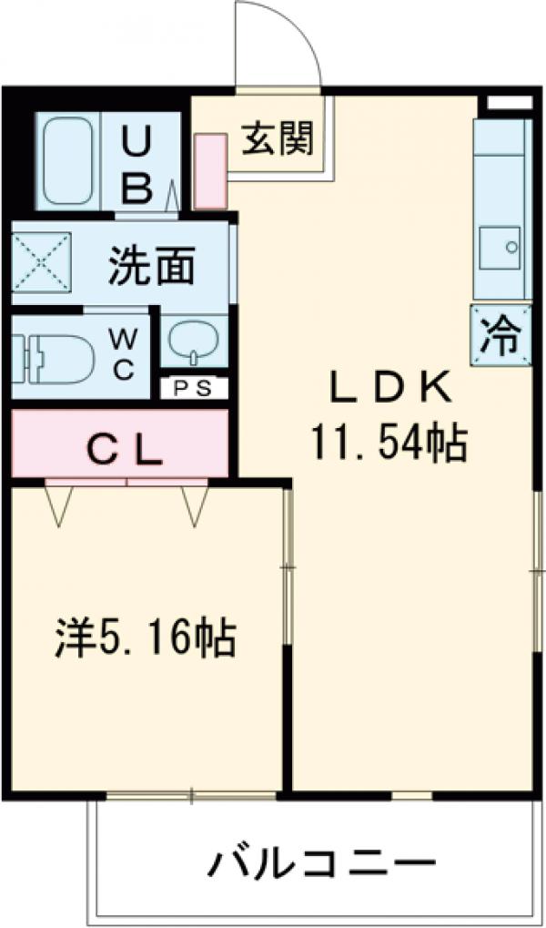 F+style羽衣1号館の間取り