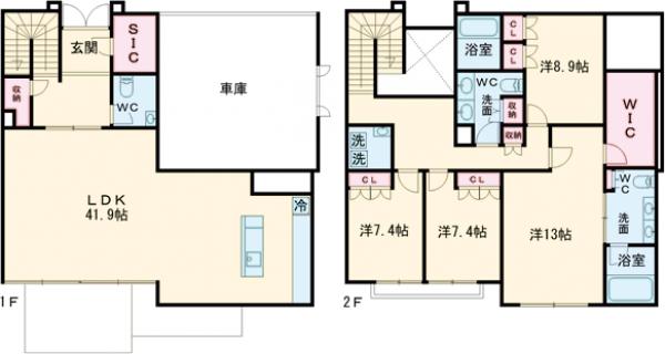 シュロス田園調布の間取り