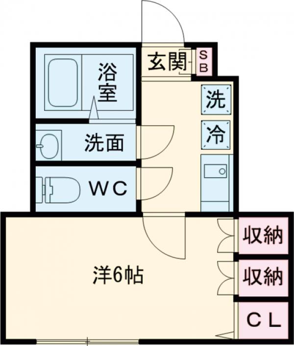 メゾンドソラーナの間取り