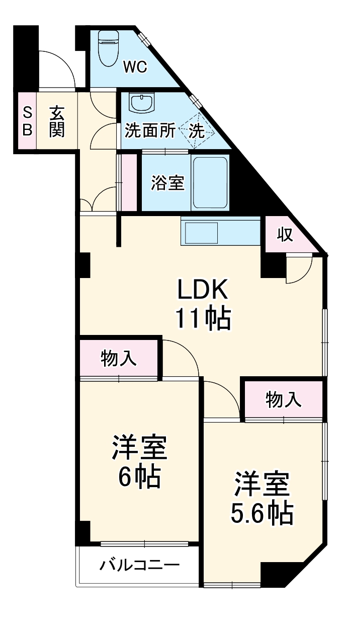 SKビル瀬谷の間取り