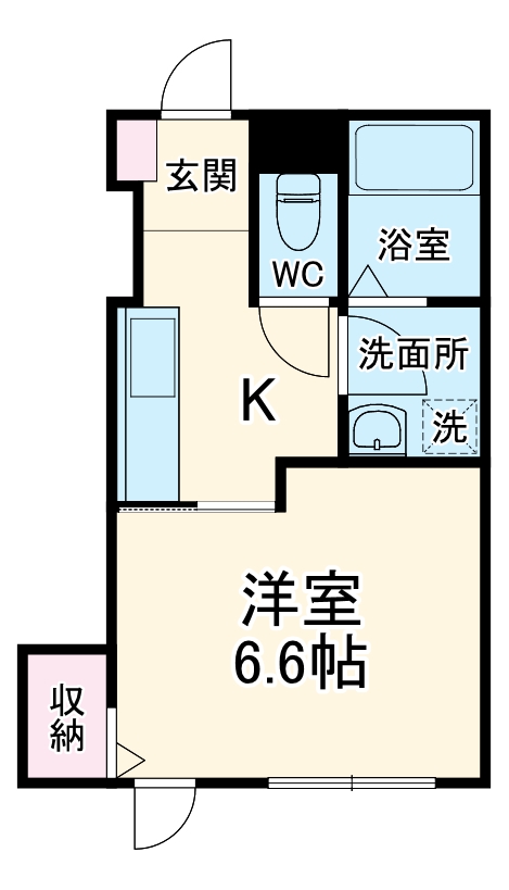 アプリコットEの間取り