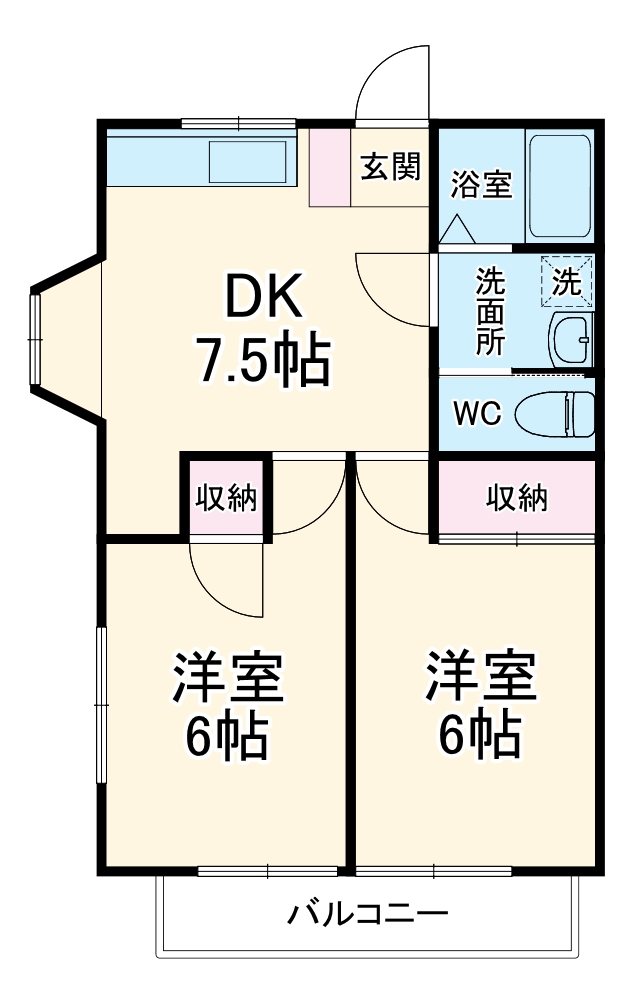 スカイコーポラスの間取り