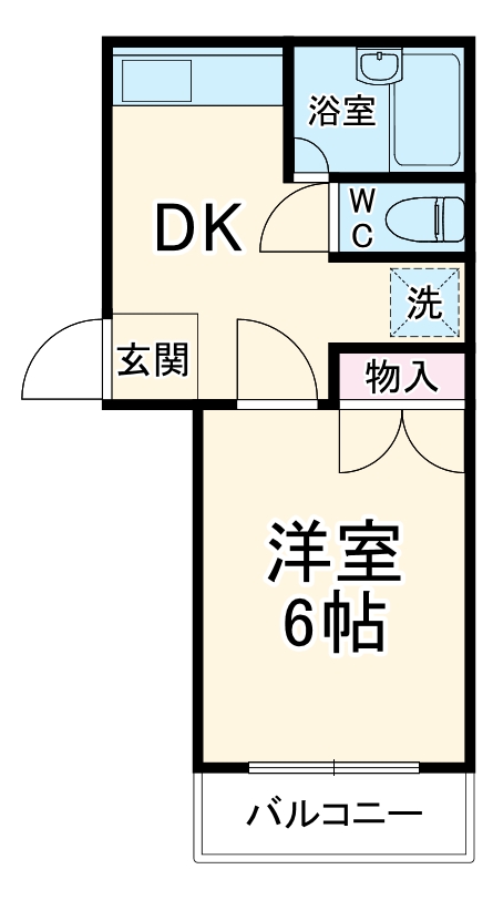 ベルシャトウ西浦和の間取り