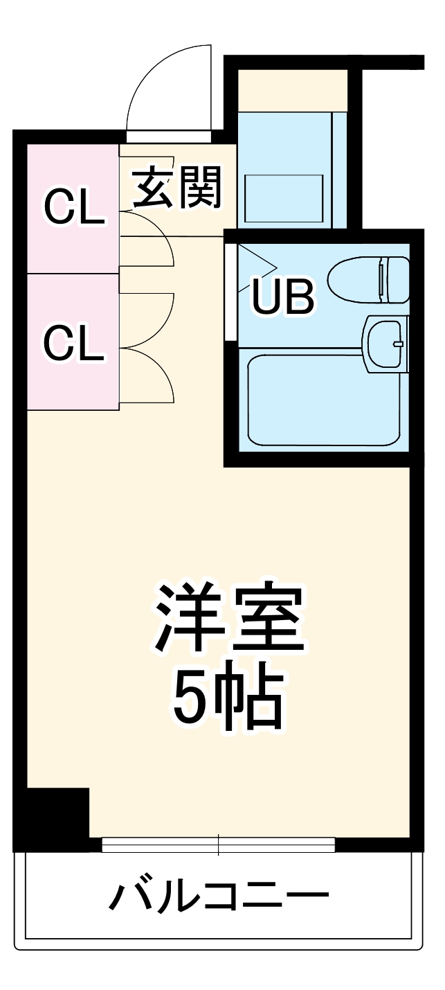 アメニティ白山の間取り