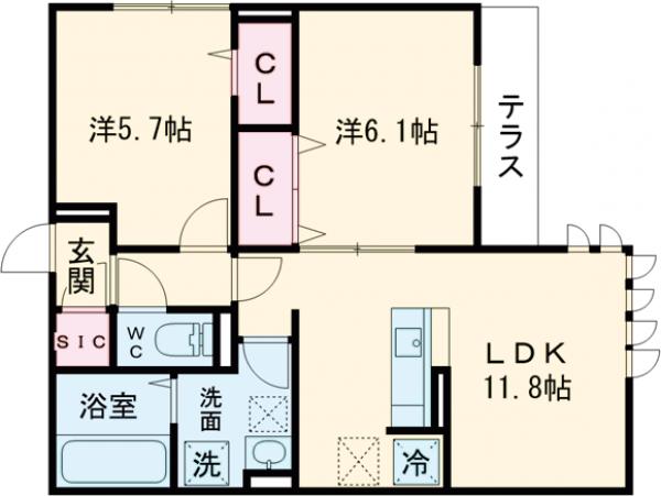 (仮称)練馬区石神井町8丁目新築の間取り